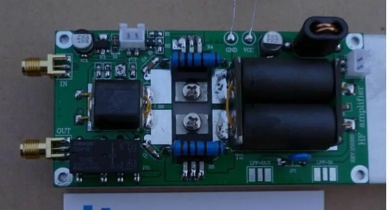 newAssembled 70W HF Power Amplifier For FT-817 818 KX3 High Frequency + heatsink