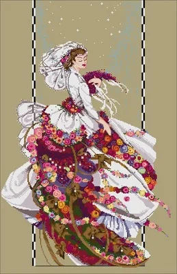 

DIY Cross Stitch Kits, Embroidery Needlework Sets, Counted Cross Stitch, 25 MD-18, 11CT, 14CT, 18CT