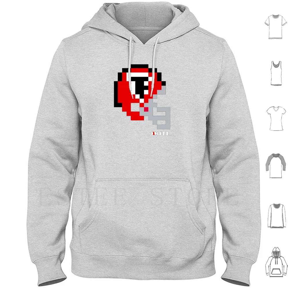 Atl Vintage Red Helmet-Tecmo Bowl Shirt Hoodies Atl Falcon Tecmo Bowl 8 Bit Foo…