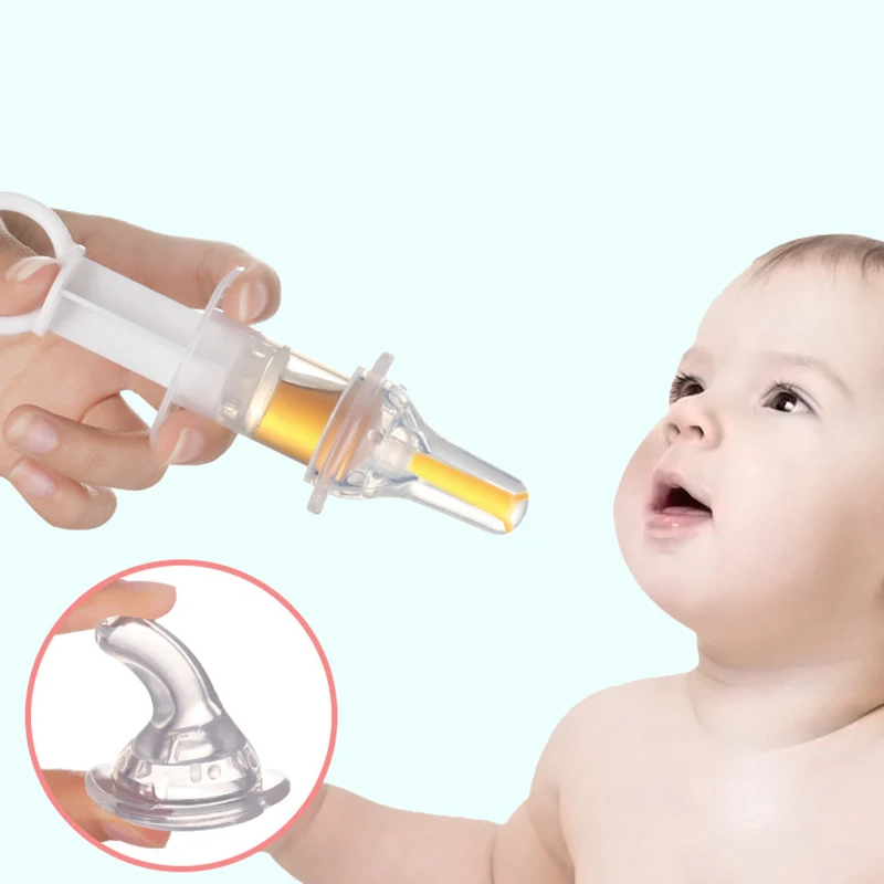 Babies Feeding Utensils Needle Feeder Squeeze Medicine Dropper Dispenser Pacifier Baby Kids Smart Medicine Dispenser