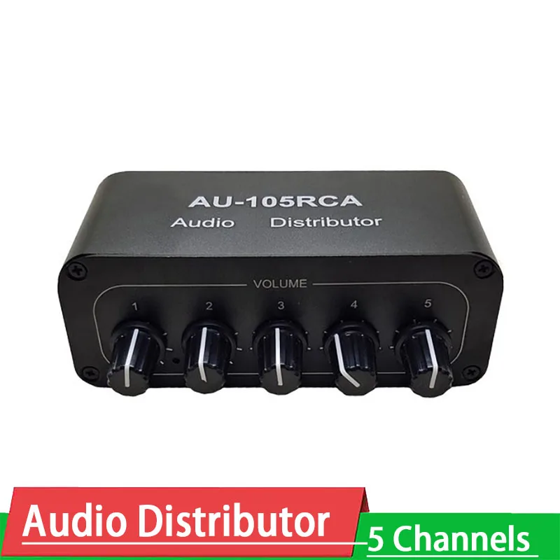 Imagem -02 - Misturador de Áudio Estéreo Distribuidor de Áudio Dykb Entrada Saída Multi-canal Rca Njm4580 op Amp para Amplificador de Potência Áudio Ativo