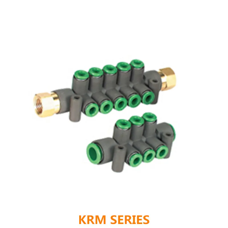 FR One-touch Fittings Manifold For KRM11-06-10-6/KRM11-06-10-10/KRM11-08-12-6