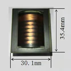 2pcsEC2834PC40 Open Breath Core Package 11mm Horizontal 6+1 Slot Resin Potting Transformer Inverter High Voltage Package