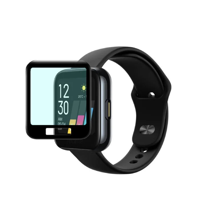 ثلاثية الأبعاد حافة كاملة جديدة لينة طبقة رقيقة واقية حماية غطاء ل Realme ساعة Smartwatch واقي للشاشة ل Realme ساعة اكسسوارات