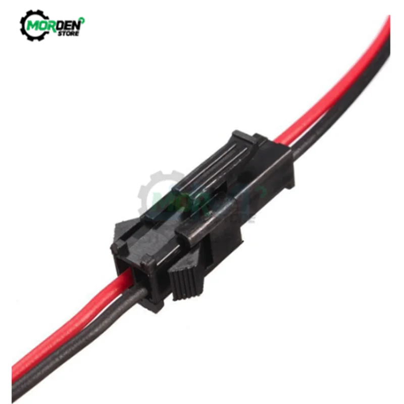 10Pairs SM 2-Pin 10cm JST 2Pin Plug Male to Female Wire Cable 3mm Connector Adapter for 3528 5050 LED Light Strip