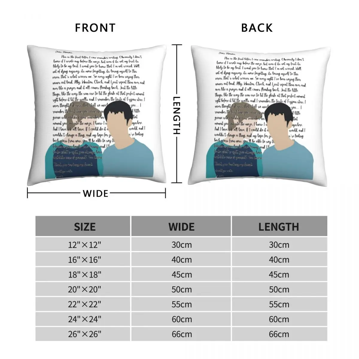 Maze Runner Newt And Thomas Square Pillowcase Polyester Linen Velvet Printed Zip Decorative Bed Cushion Cover