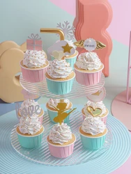 Artificial cupcakes clay dessert model Child birthday 1 year boys girls home decorating accessory showcase photography tools