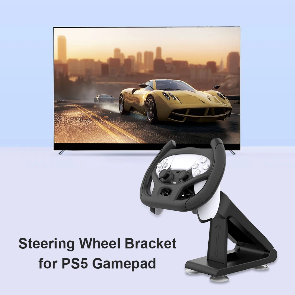 

2025 New Professional Gaming Steering Wheel for PS5 Car Racing Games Handle with Bracket Electronic Machine Accessories