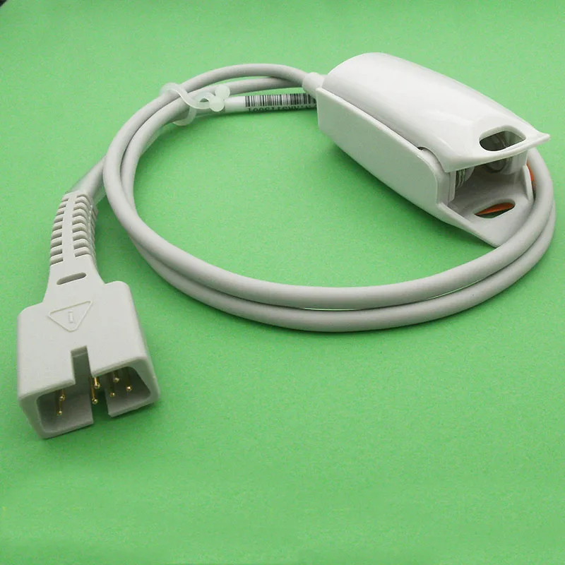Compatible for 512F PM70008000，9000，MEC10002000 Patient Monitor Split 7Pin Adult Finger Clip Spo2 Sensor