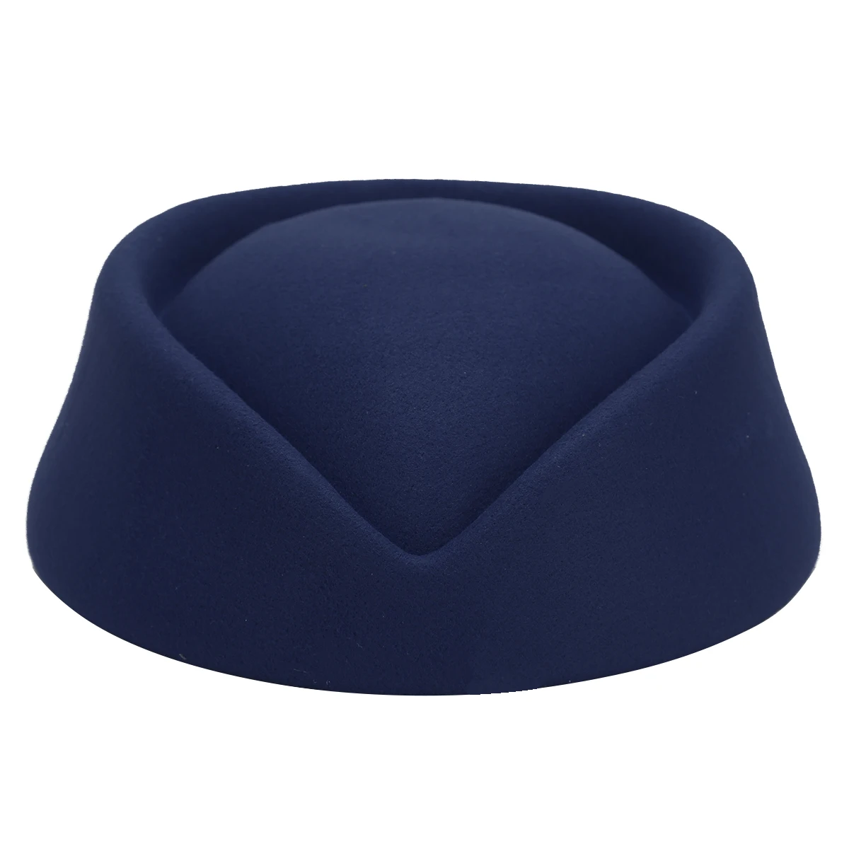 Women Girls Stewardess Air Hostesses Pillbox Hat Millinery Teardrop Fascinator Base Cap for Roleplay Cosplay Costume Accessories