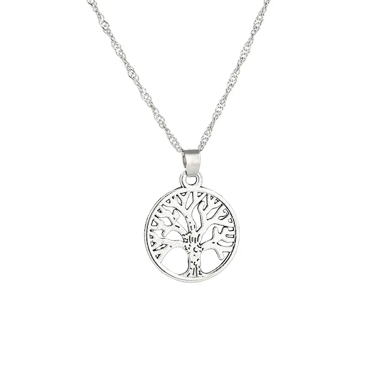 Image 5: QianBei – ensemble de bijoux de noël en cristal coloré pour femmes, pendentif arbre de vie, fête, Lots de cadeaux
