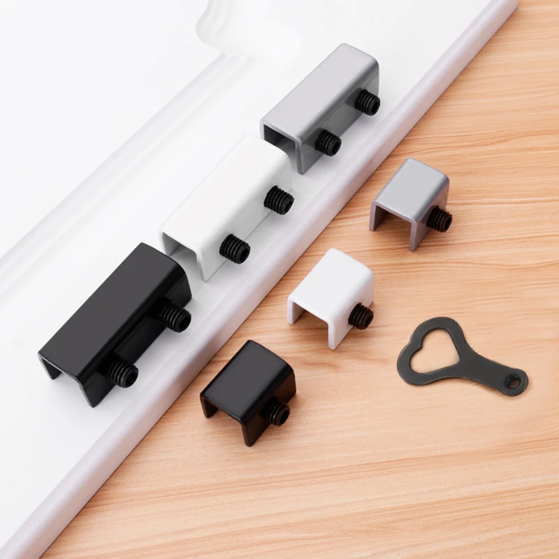 KK&FING Zamki okienne ze stali nierdzewnej Ogranicznik okna Ochrona przed dziećmi Bezpieczeństwo Blokada okna Drzwi przesuwne Blokada antykradzieżowa Bezpłatny dziurkacz