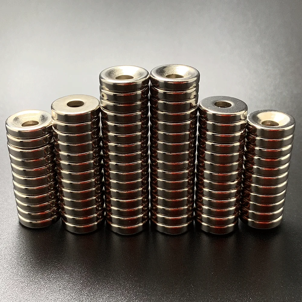 50Pcs 12x3-4 Neodymium Magnet 12 x 3 Hole 4 N35 NdFeB Round Super Powerful Strong Permanent Magnetic imanes image 4
