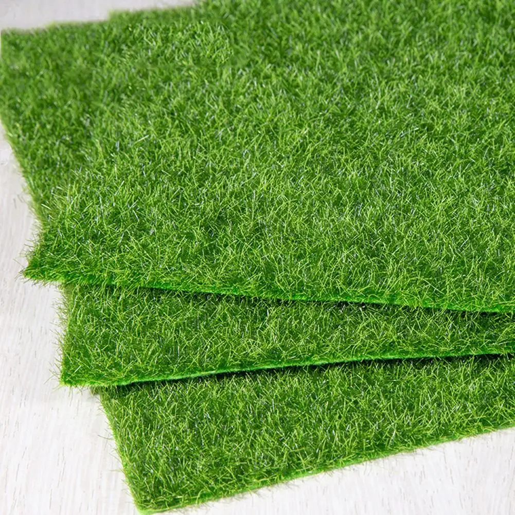 Artificial Grass Garden Landscape Grass Turf Indoor Lawn Balcony Synthetic Grass Mat for Courtyard Indoor Home Decor