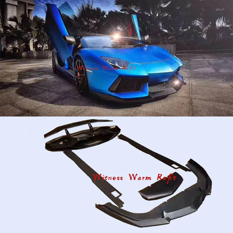 

Carbon Fiber front Rear lip Splitter diffuser Spoiler Wings Side Skirts apron for Lamborghini Aventador LP700 body kit