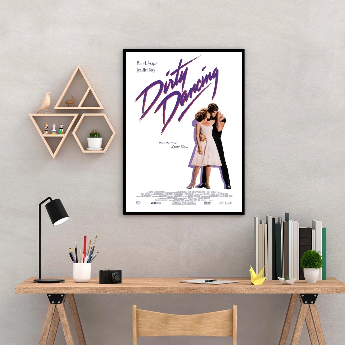 Dirty Danc Patrick Swayze Classic Movie Poster Canvas Art Print Home Decoration Wall Painting ( No Frame )