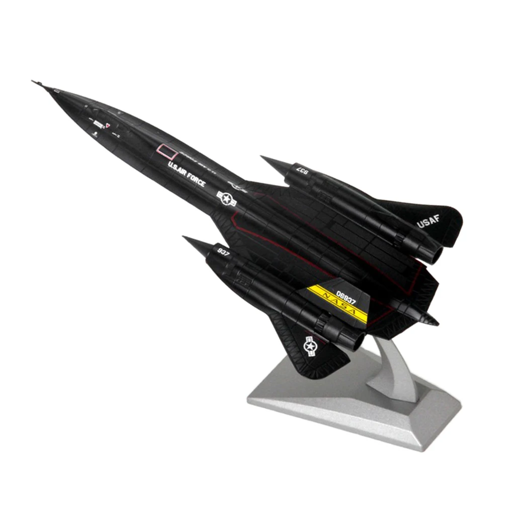 ダイキャストジェットおもちゃ 1:144 スケール SR-71 blackbird 航空機モデル子供大人のホームオフィスの装飾