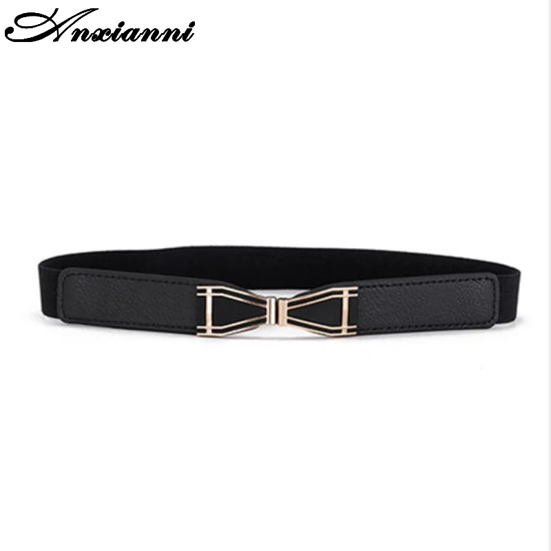

Anxiani Women Elastic Wide Belt Stretch Thick Waist Belt for Dress Fashion Stretch women belts plus size