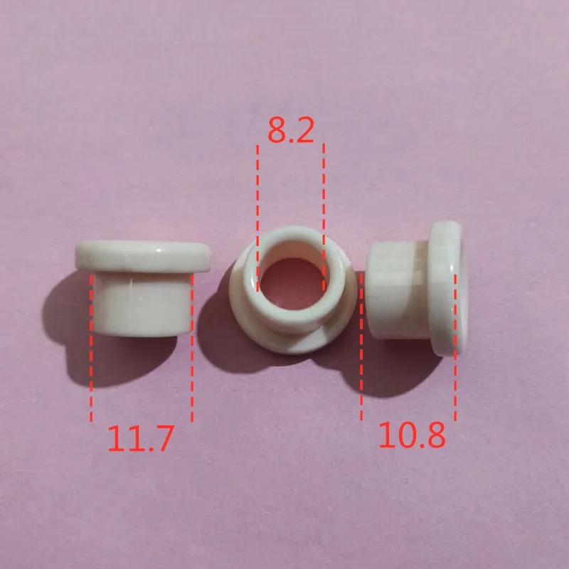 Pulido de ojos de porcelana de alúmina 20 piezas, pulido de ojos de porcelana 99, roscado suave resistente al desgaste