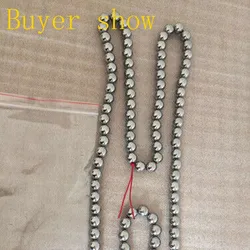 5pcs/lot * TA2 Titanium Ball Bead with holes Can DIY Bracelet Necklace , 6 8 10 12 14 15 16 18 mm
