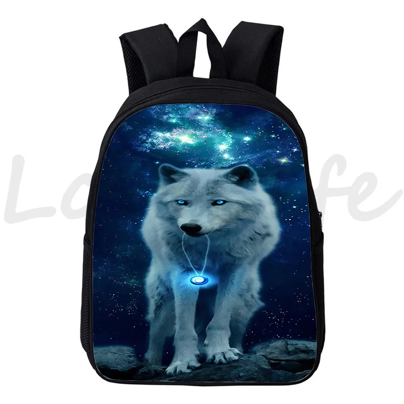 Sac à dos Animal loup pour enfant en bas âge, avec impression 3D, pour la maternelle, l'école des bébés, pour petits livres