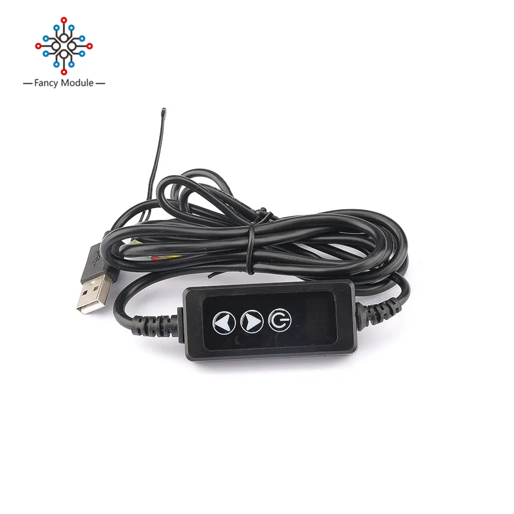 Mini termostato W-3301 DC5 ~ 24V 2A, controlador de temperatura W3301 con Cable de 1M