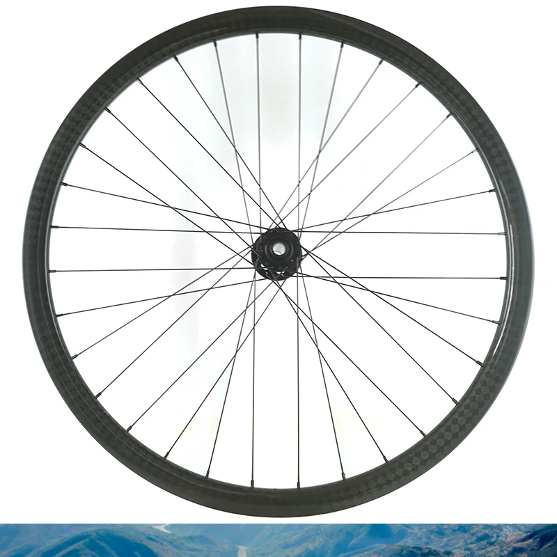 29er MTB XC 30X30mm Carbon Wheelset  Asymmetric 12K Rim Wide 30 Deep 30 Novatec D791SB-B15 D902SB-B12 Microspline 12S Boost Hub