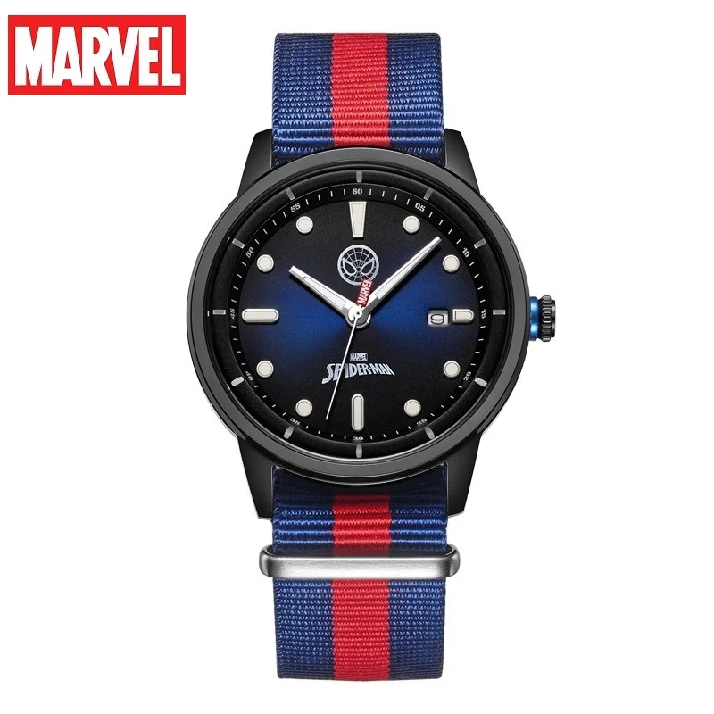 

Marvel Official Casual Unisex Quartz Wristwatch Men Women Boy Girl Youth Student The Avengers Cartoon Black Widow Spider Iron