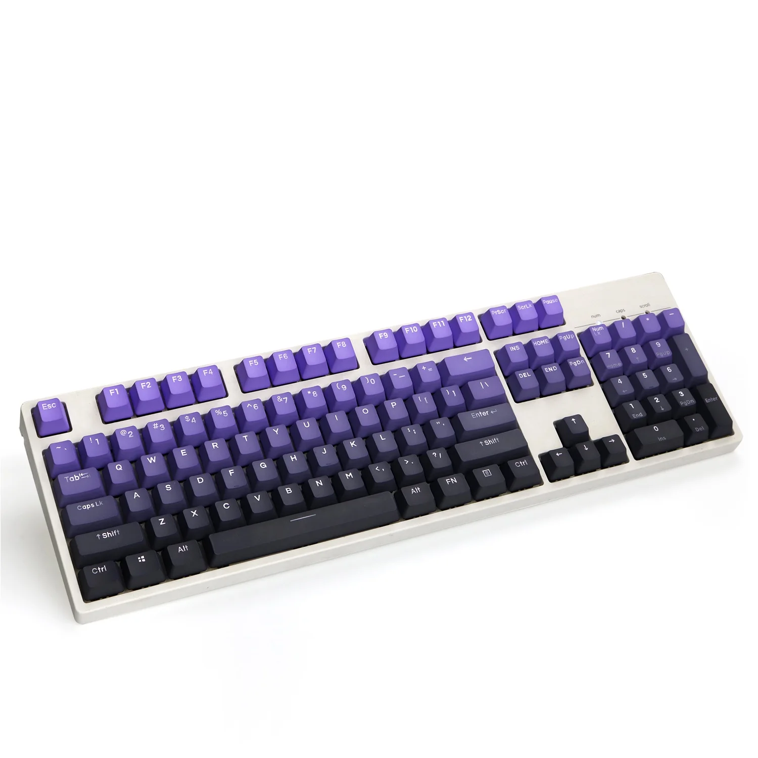 Purple Gradient Keycaps OEM Profile Key-cap For Mechanical Backlit Keyboard For GK61 GK64 RK858 AKKO3098 Custom Mx Switch Keys