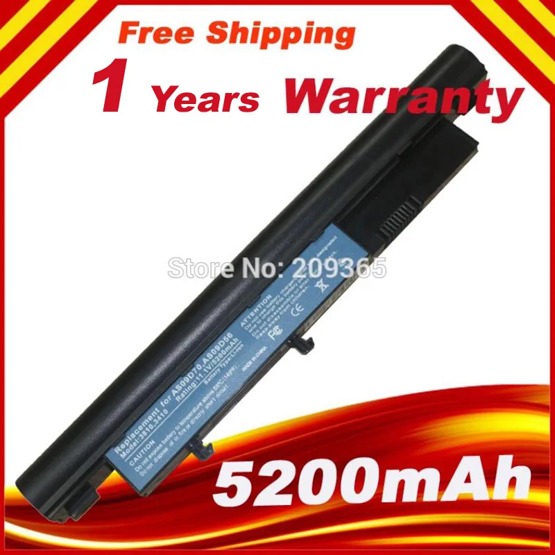 Laptop battery for Aspire AS09D34 AS09D31 AS09D36 3810T,3810TZ,4810T, 4810TG,4810TZ,5810T,5810TG,5810TZ fAST shipping!