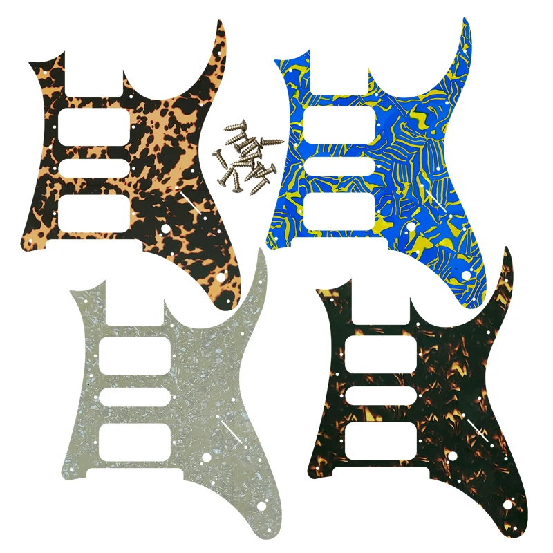 

Xinyue Custom Guitar Parts For MIJ Ibanze GRG 250 Guitar Pickguard HSH Humbucker Pickup Scratch Plate Replacement Flame Pattern