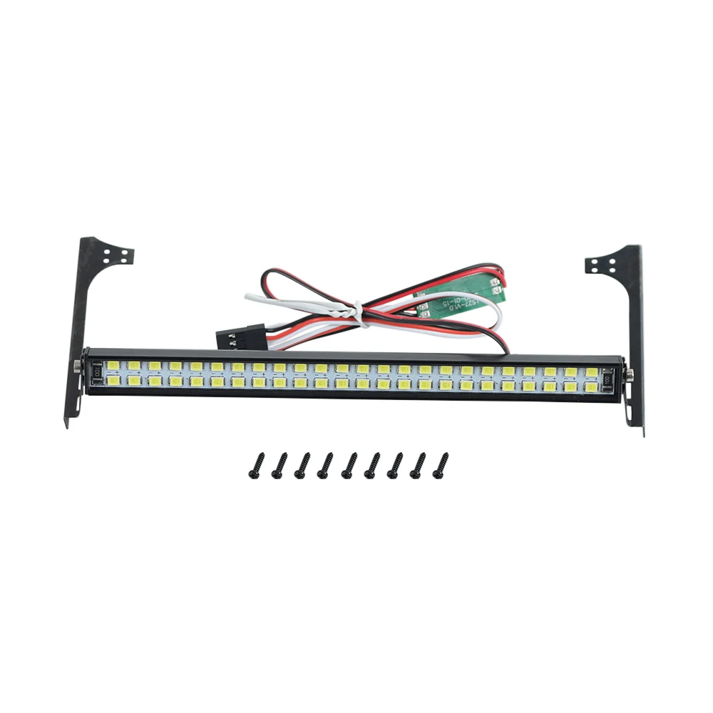 1pcs LED Light Bar Roof Lamp CH3 Control for 1/10 RC Crawler Axial Capra SCX10 II 90046 RGT EX86100 TRX6 TRX4 D90