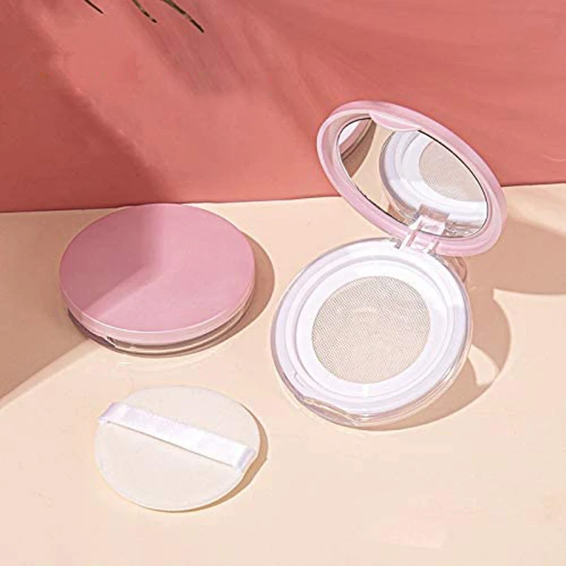 

1pcs 5g Empty Air Cushion Puff Box Portable Cosmetic Makeup Case Container with Powder Sponge Mirror for BB Cream Foundation