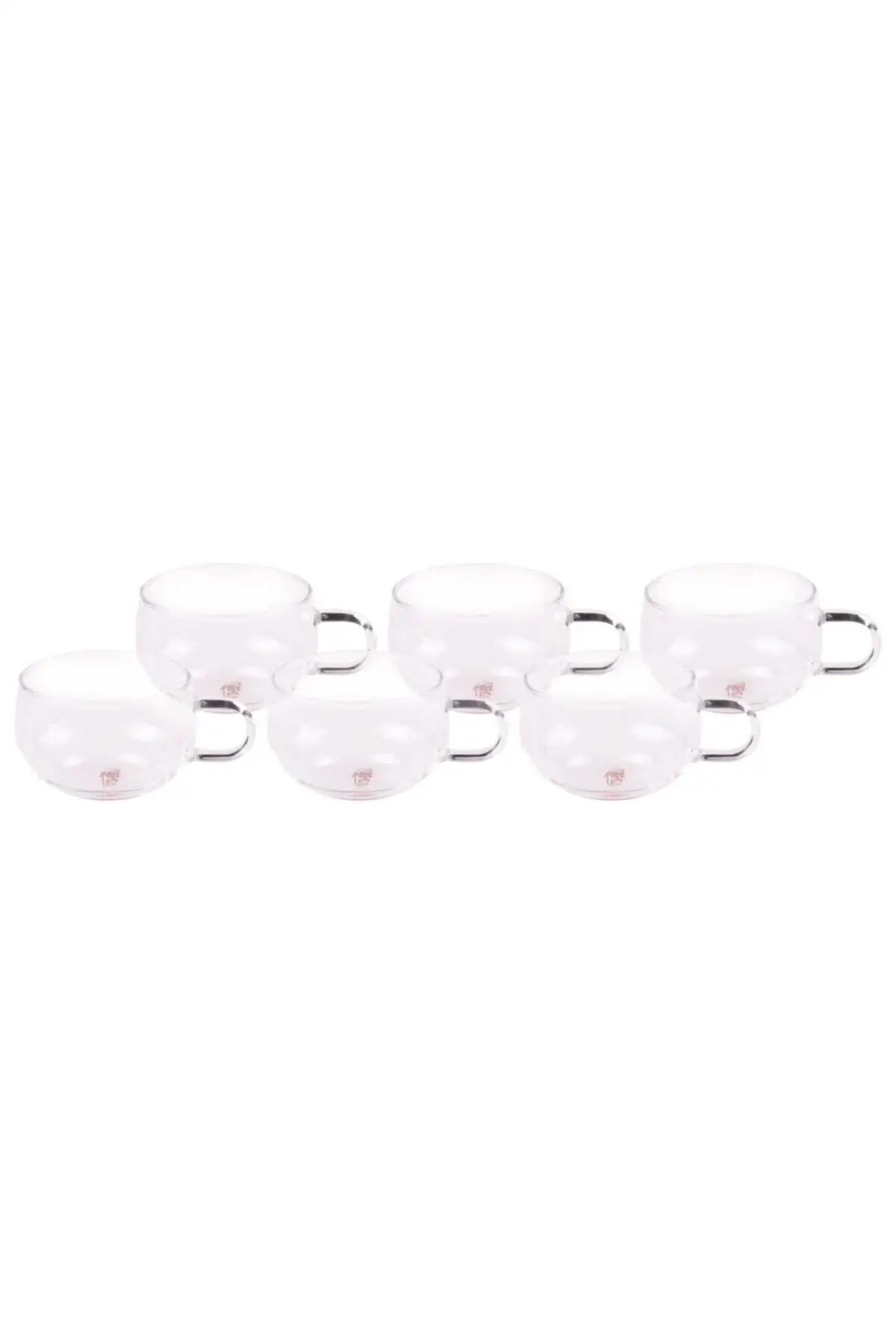 Uras T1479 Kazane 6 Personality Borosilicate Glass Tea Cup Pad English Tea Cup Glass Cup