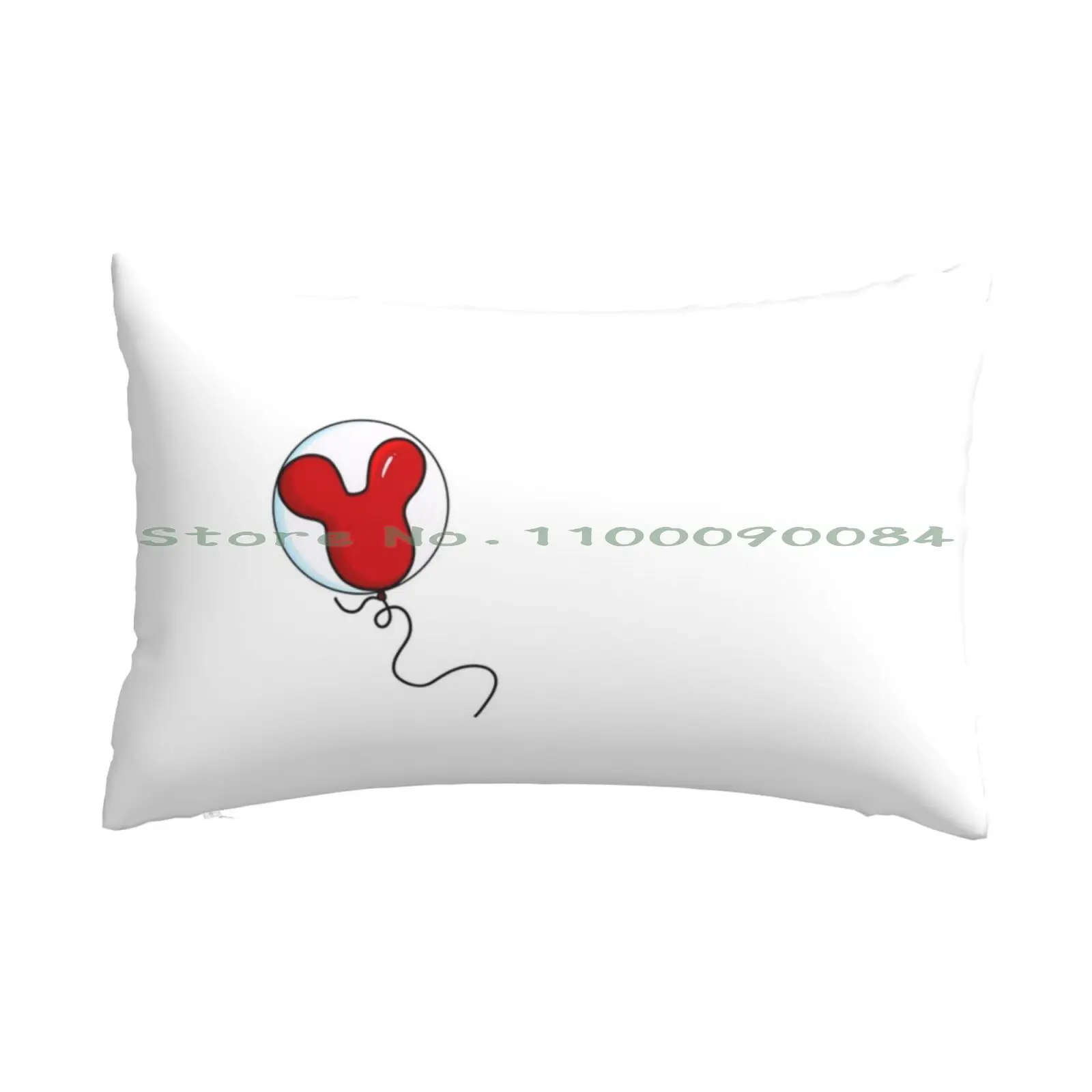 Happy Red Balloon Pillow Case 20x30 50*75 Sofa Bedroom 6 Feet Apart 2 Meter Distancing 6 Feet Distance 6 Feet Social Distancing