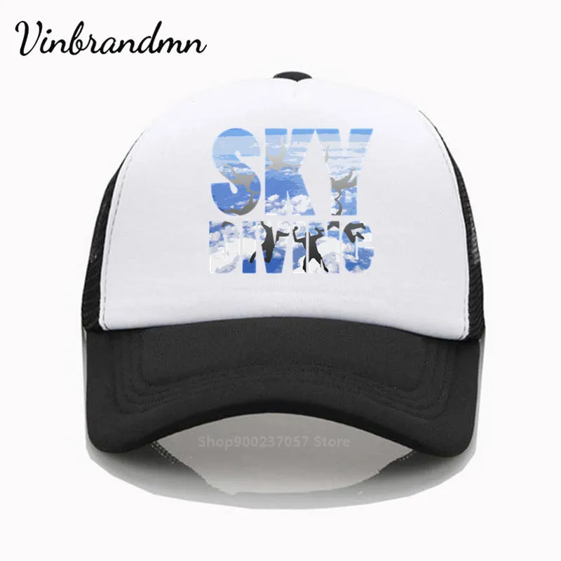 Fashion Brands The latest Skydiver Skydiving Parachuting printing cap men and women baseball cap outdoor sun hat summer sun hats