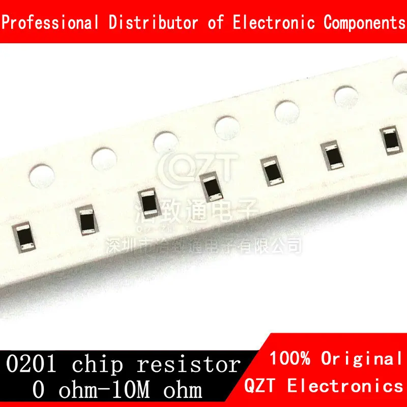 5% 0201 SMD 1/20W 0 ohm ~ 10M ohm 100 00 stücke chip widerstand 0 10R 100R 220R 330R 470R 1K 4,7 K 10K 47K 100K 0 10 100 330 470 ohm