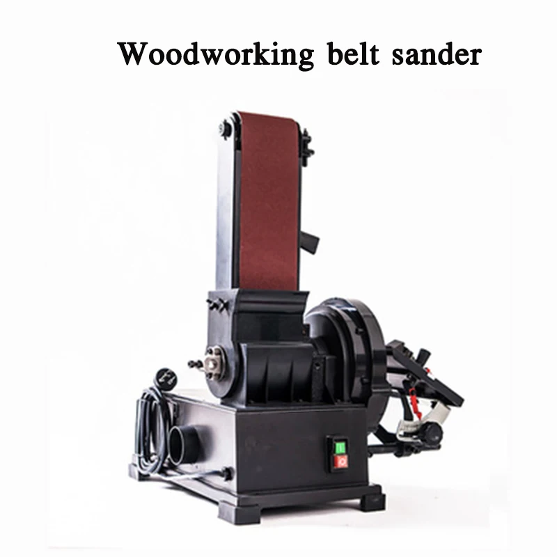 Woodworking Belt Sand Disc Machine Automatic Chip Removal 4X8 Dust Suction Multi-Angle Grinding Induction Sanding Machine 220V