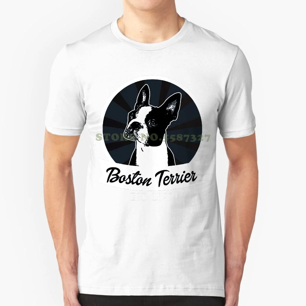 Boston Terrier Est 1890 Women T Shirt Female Perfect Quality Casual Clothes For Women