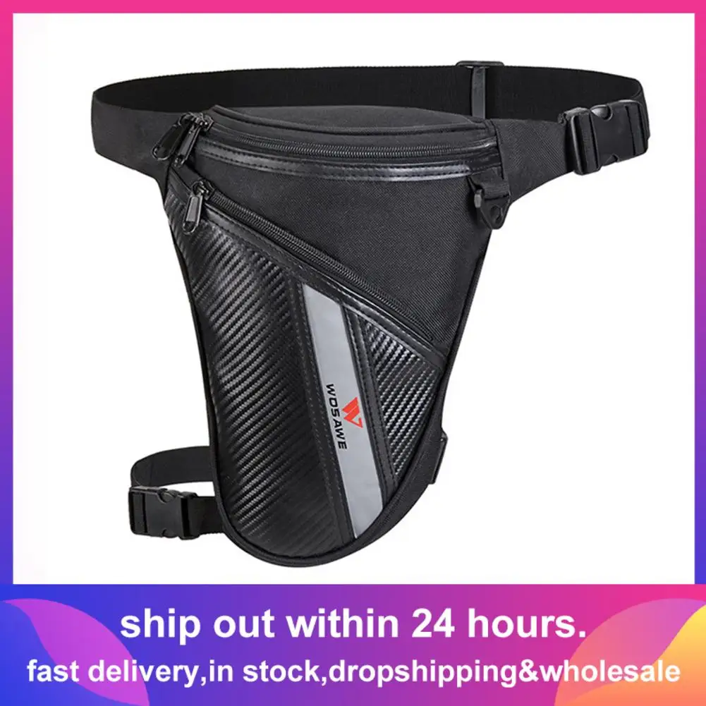 Motorcycle Waist Bag Men Off-road Racing Drop Leg Bag Waterproof Waist Pocket Bag Motorcyclist Rider Gear Motorcycle Accessories