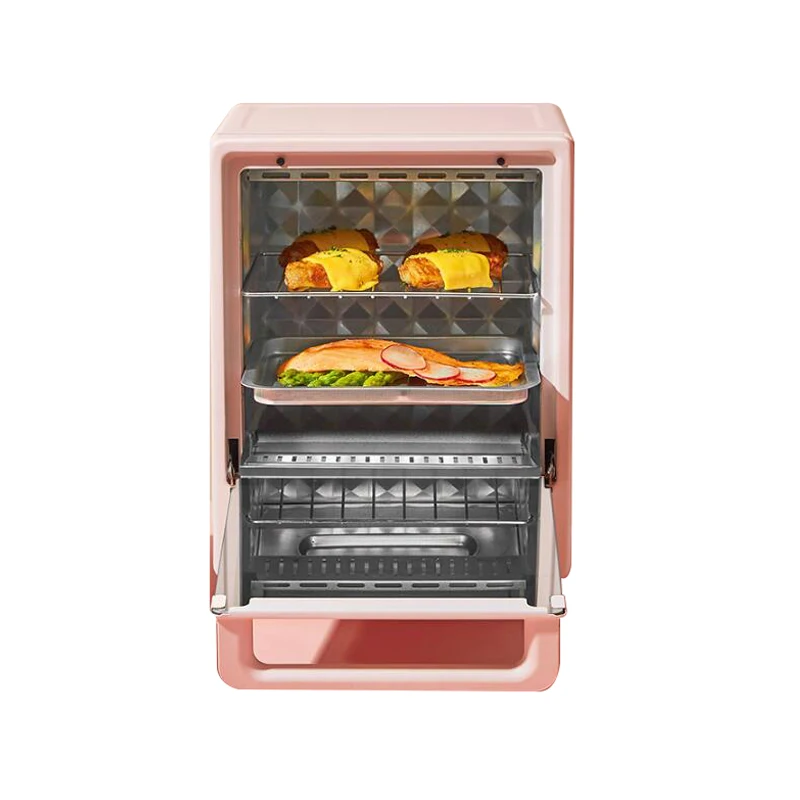 220V 12L Mini Bread Oven Household Small Pizza Cake Tart Oven Kitchen Multifunctional Baking Equipment 220V 800W KX12-V500XK