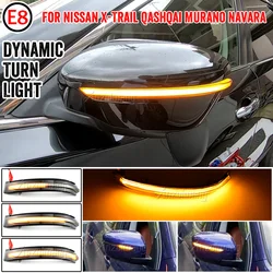 Dynamische Blinker Voor Nissan X-Trail T32 Qashqai J11 Murano Z52 Navara NP300 Pathfinder Juke Led Knipperlichten spiegel