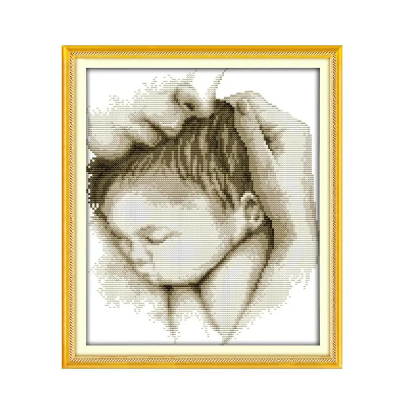 Lovely Baby Cross Stitch Kit DIY Paternal Love Pattern Embroidery Kit 11CT 14CT Needlework Sewing Kit Home Decoration Painting