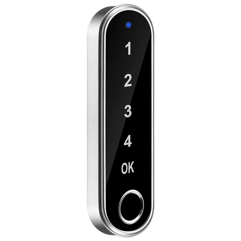 Fingerprint Smart Cabinet Lock Password Drawer Office File Smart Lock Digits Electronic Smart Door Lock AA Battery USB Backup