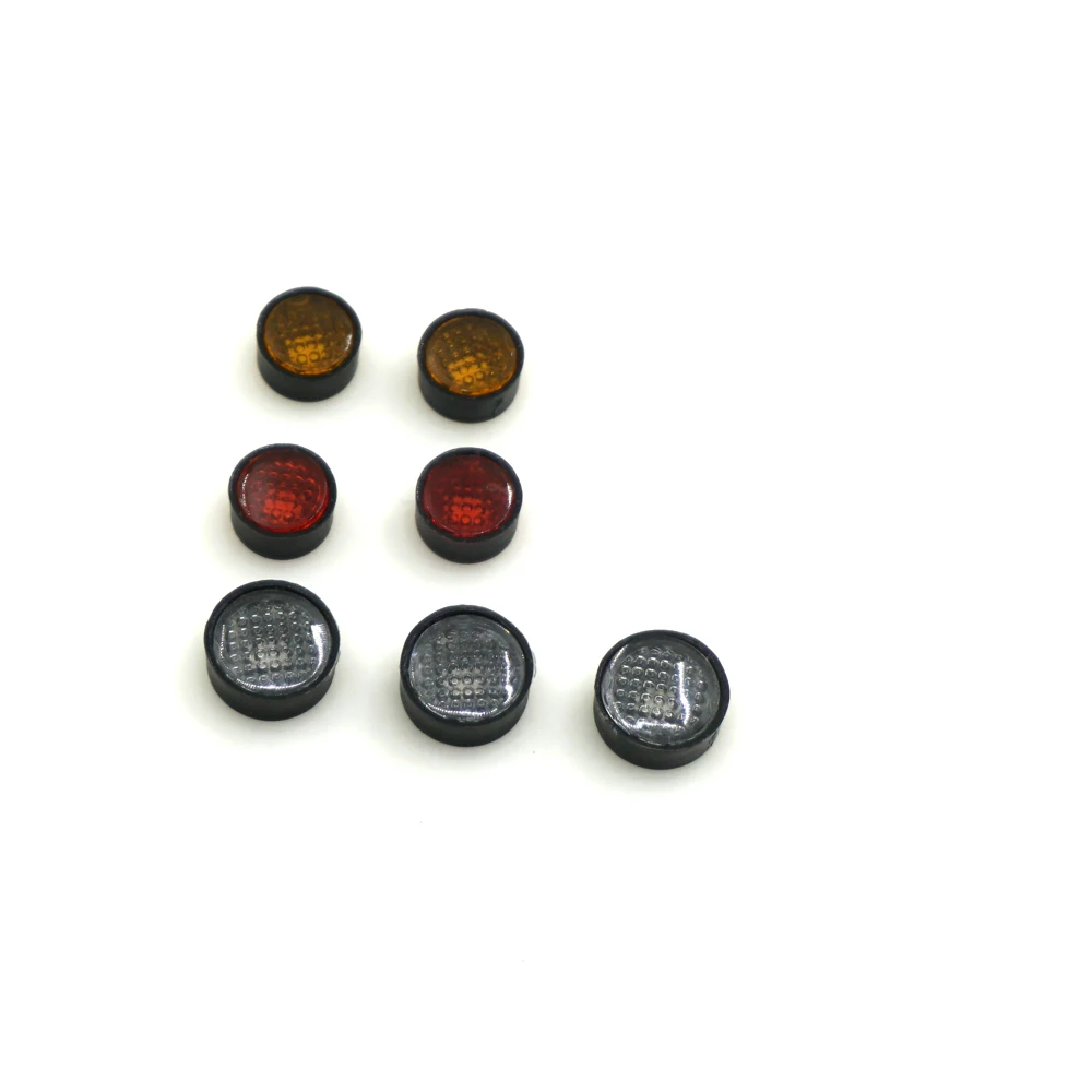 YEAHRUN 7PCS RC Car Taillight Light Cover for 1/10 RC Crawler D90 Defender Body Shell Upgrade Parts