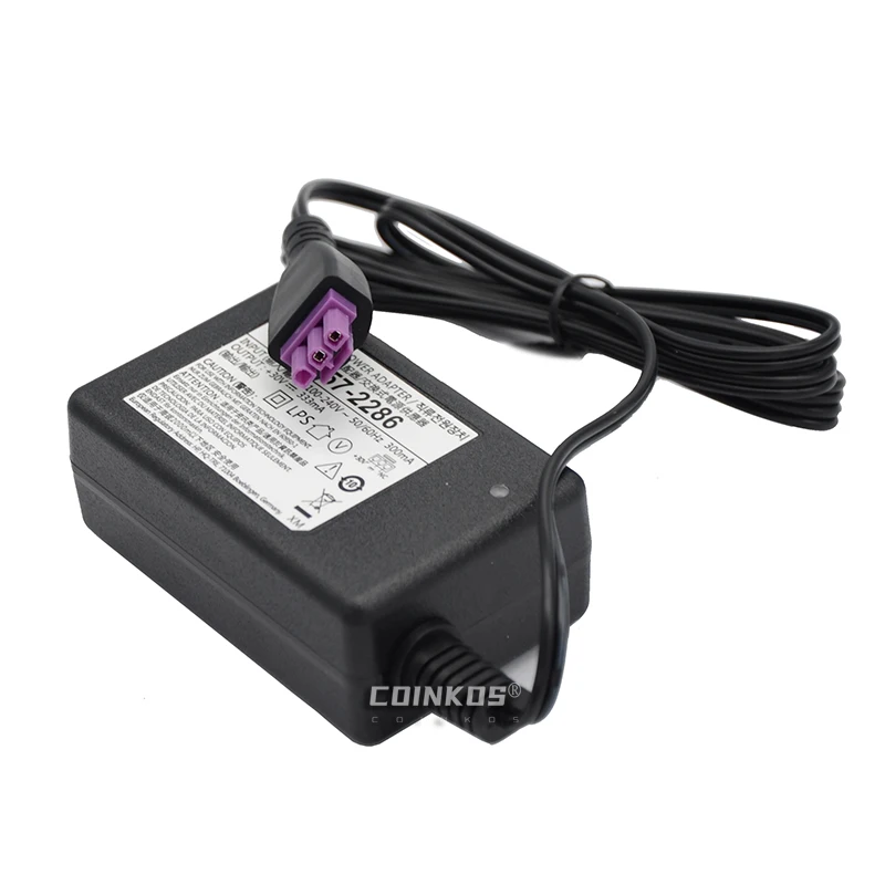 AC Printer Charger Adapter for HP DeskJet 3000 3050 3050A 3051A 3052A 3054 3055A 3056A 3510 3511 3512 Power Supply Cable