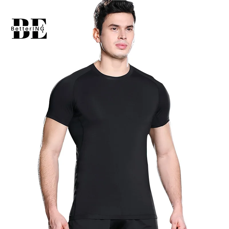 

2021 New Men's High-elastic Tight, Quick-dry T-shirt, Quick-dry, Breathable, Moisture-absorbing, Sweat-removing Short Sleeves