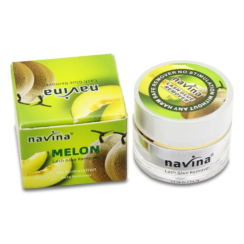 Navina 5g  Fruit Fragrance Eyelash lashes Eyelashes Adhesive Glue Remover No Stimulation White Makeup Paste Type