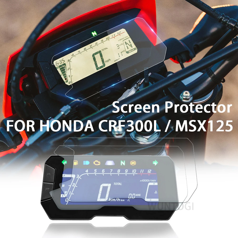 

Подходит для Honda CRF300L CRF 330L Rally MSX125 MSX 125 2021 защита для экрана мотоцикла защита от царапин