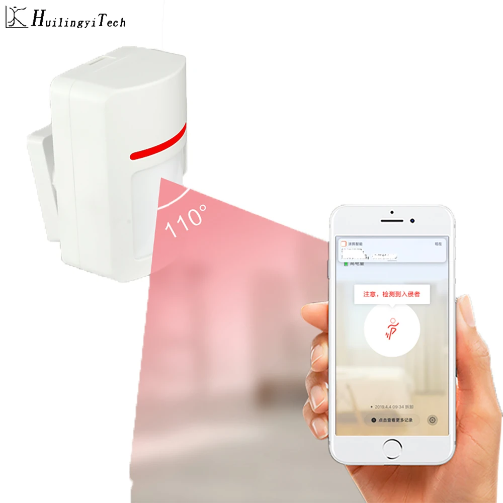 PIR Motion Sensor Tuya Infrared Alarm Detector Wifi Alexa Wireless Security  Protection Google Home Security Alarm System Kit
